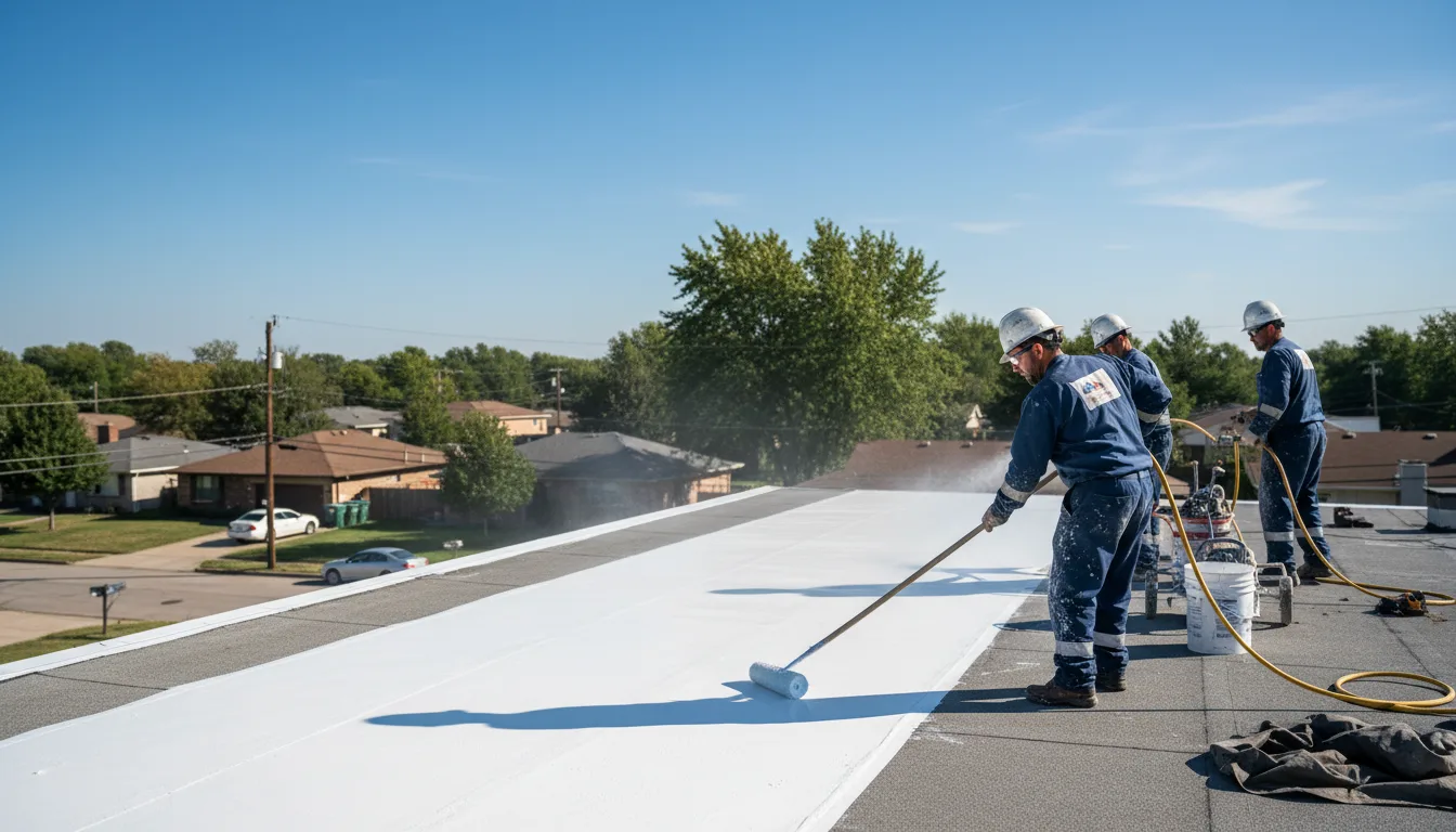 Commercial roof coating in Georgetown, LA near me